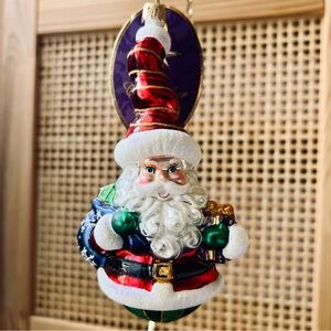 Christopher Radko Retired “Rolly Claus Twist” Ornament